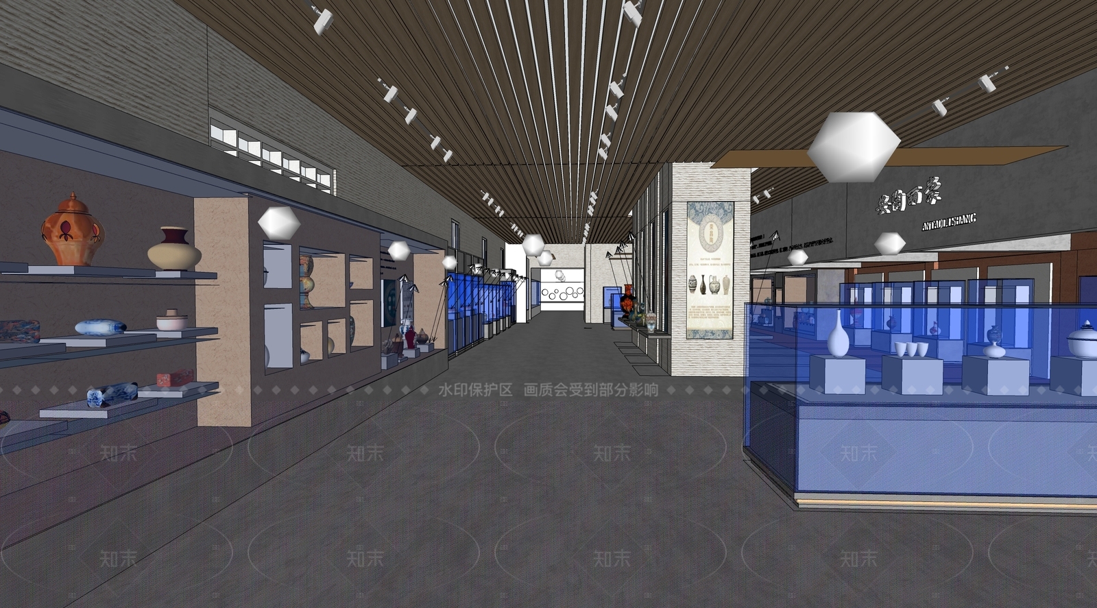 现代博物馆SU模型下载【ID:1215947809】