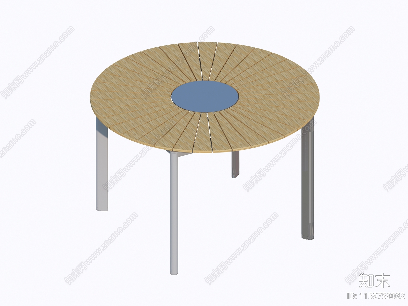 mindo现代户外餐桌3D模型下载【ID:1159759032】