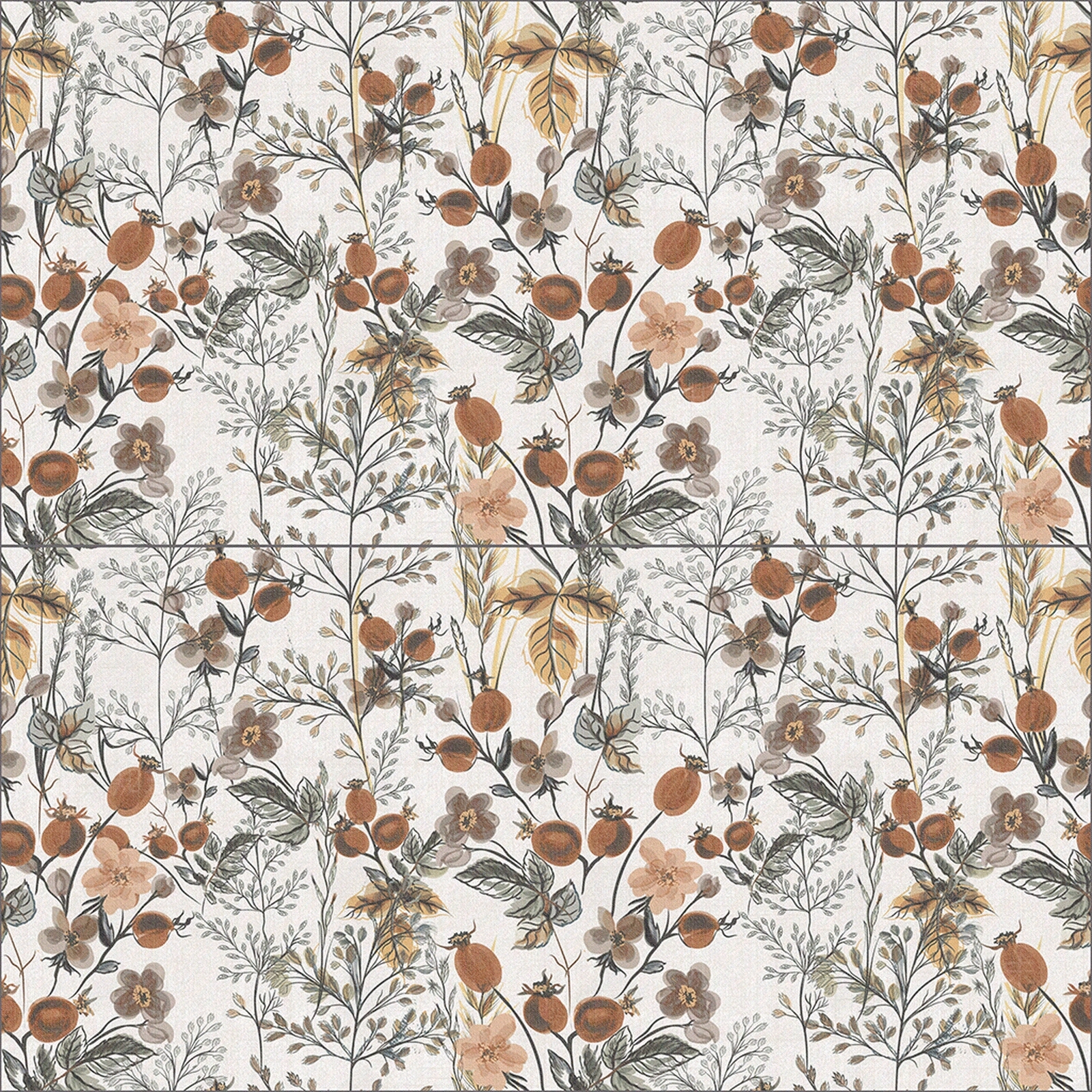 无缝复古花卉拼花图案瓷砖小花砖仿古砖地砖墙砖贴图下载【ID:1159761619】