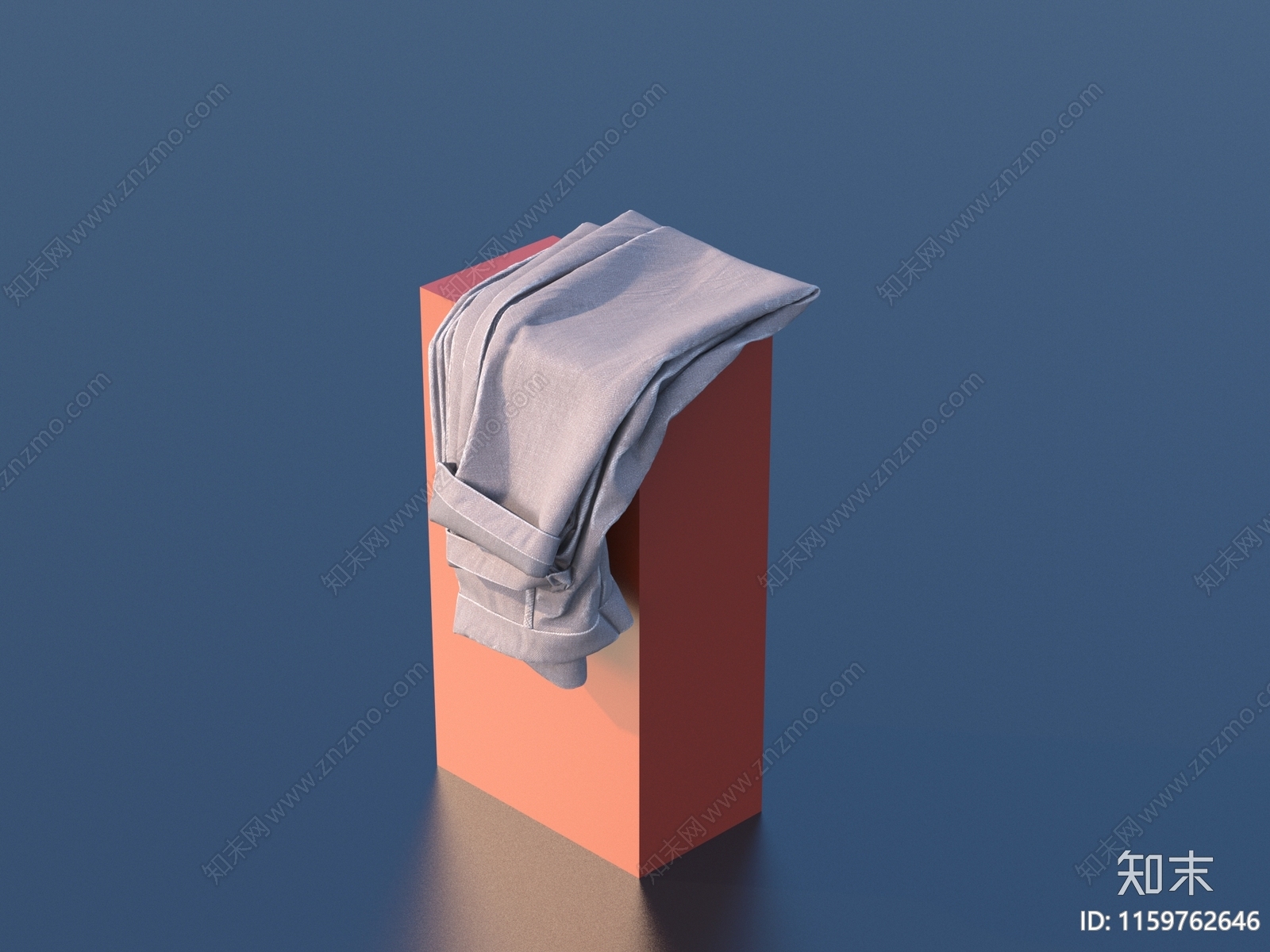 休闲裤3D模型下载【ID:1159762646】