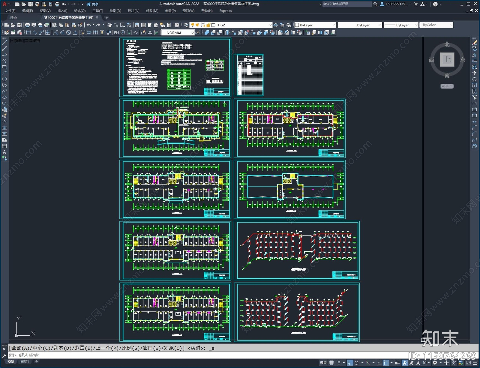某4000平医院散热器采施工图下载【ID:1159764269】