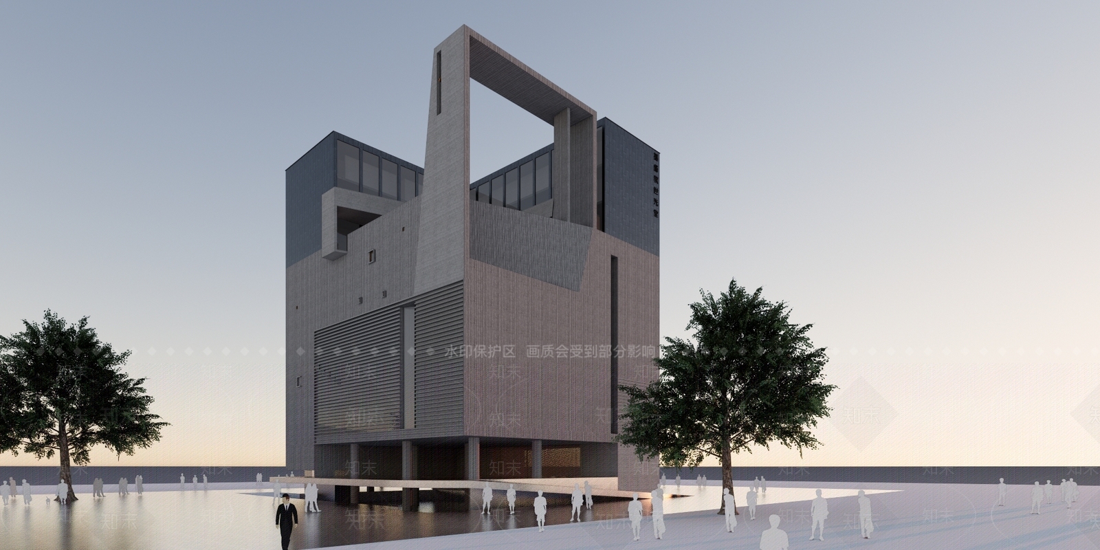 现代基督教教堂SU模型下载【ID:1159767446】