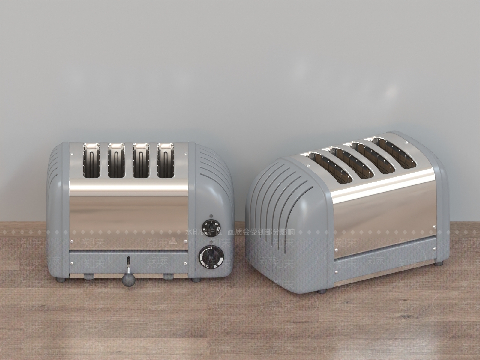 烤面包机3D模型下载【ID:1159768444】