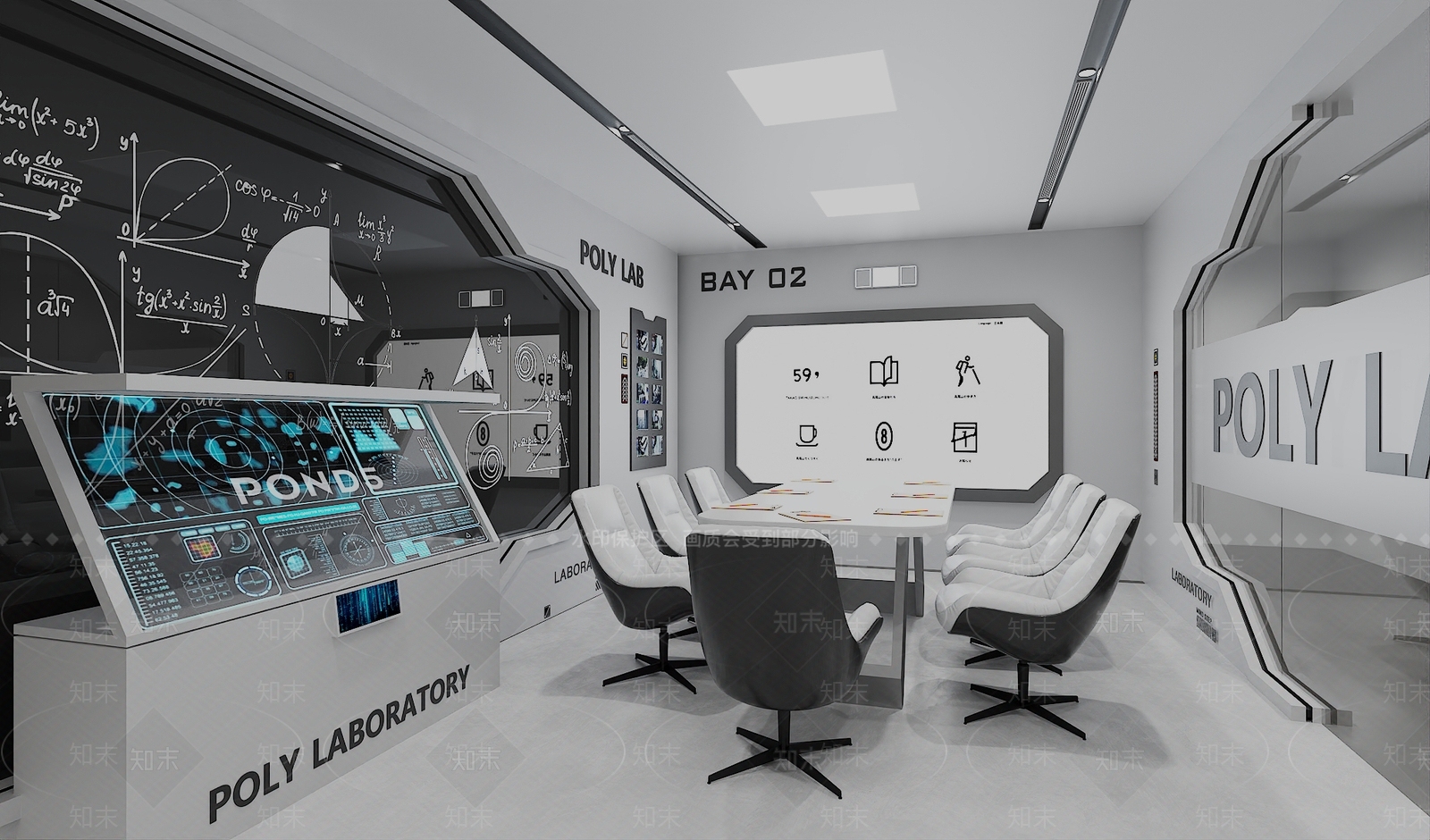 现代指挥中心3D模型下载【ID:1159770640】