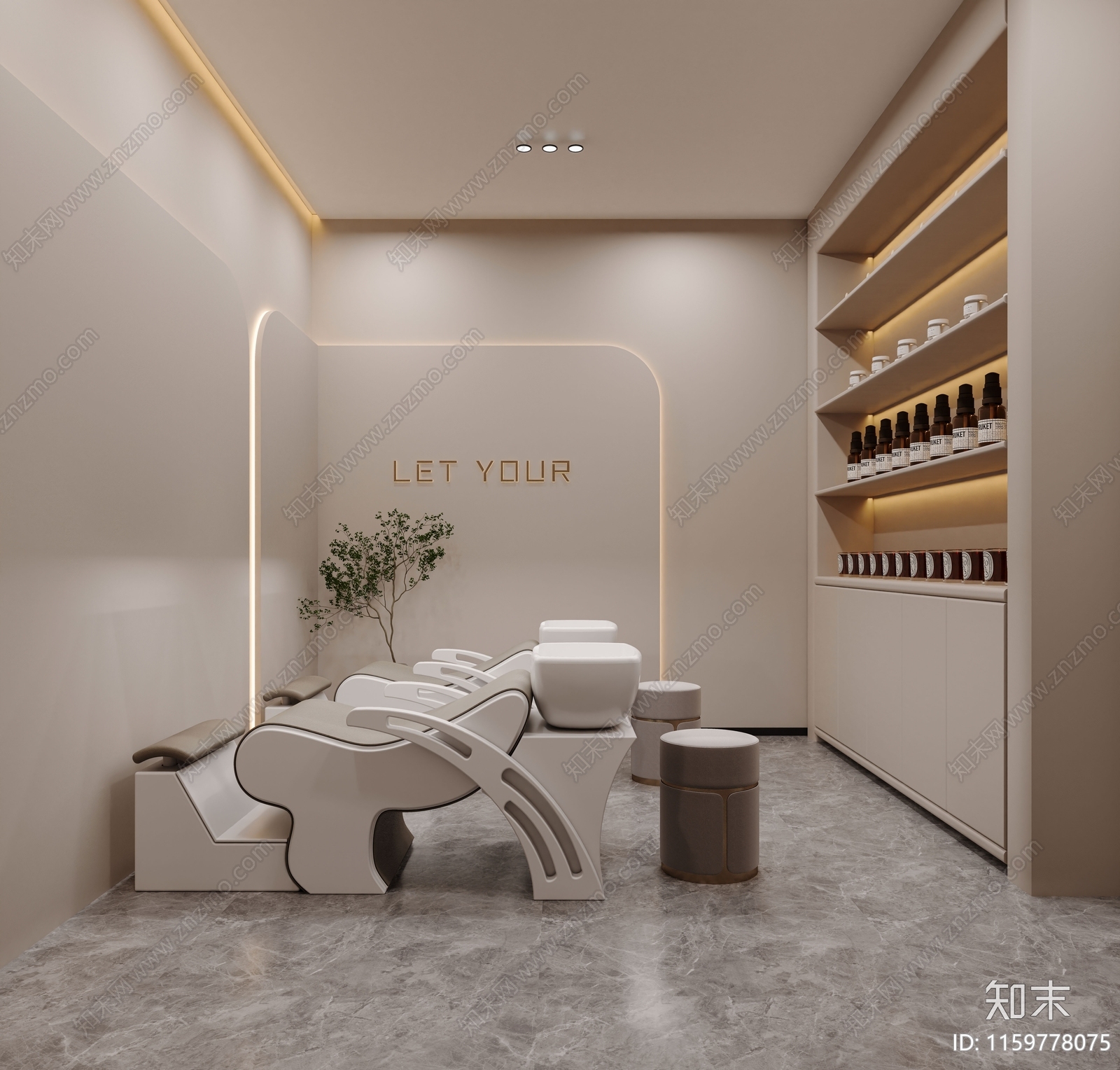 现代理发店3D模型下载【ID:1159778075】