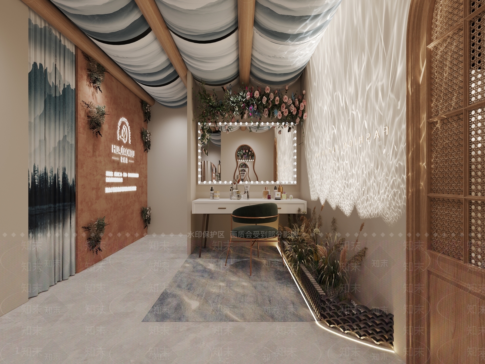 现代美容院3D模型下载【ID:1159778832】