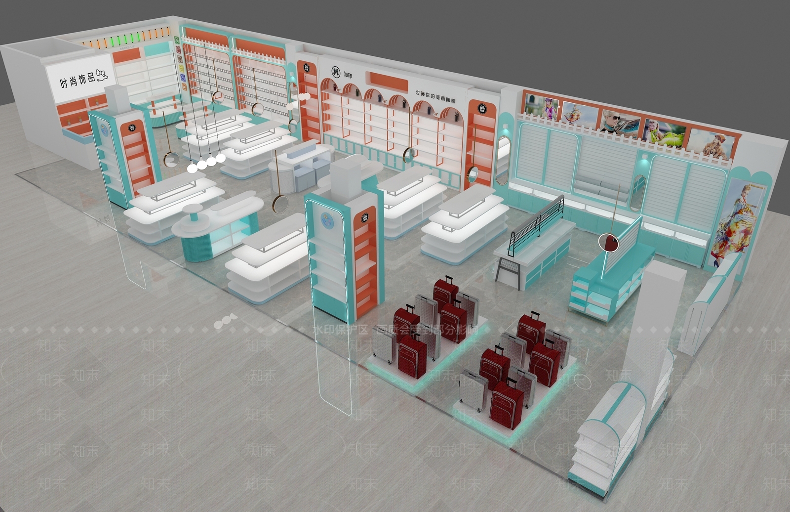 现代饰品店3D模型下载【ID:1159781015】