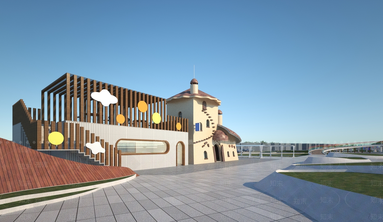 简欧公园小建筑3D模型下载【ID:1159787014】