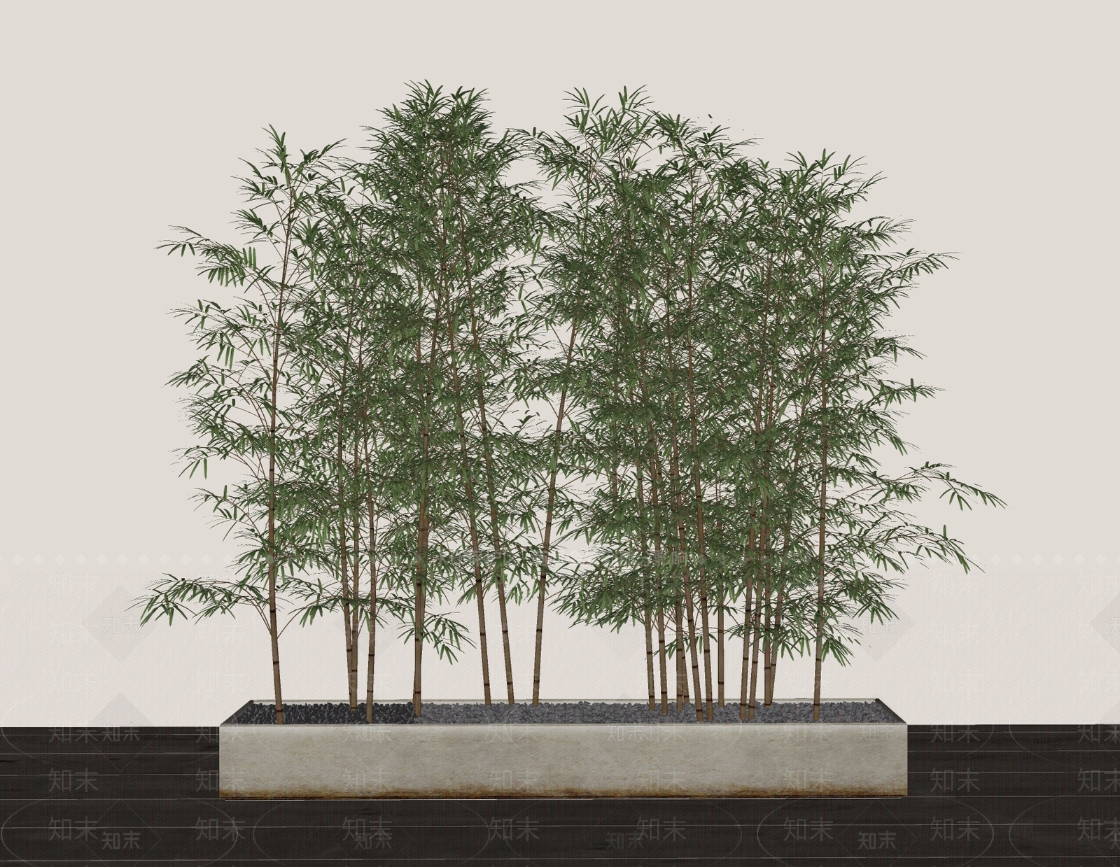 竹子盆栽SU模型下载【ID:1159805658】