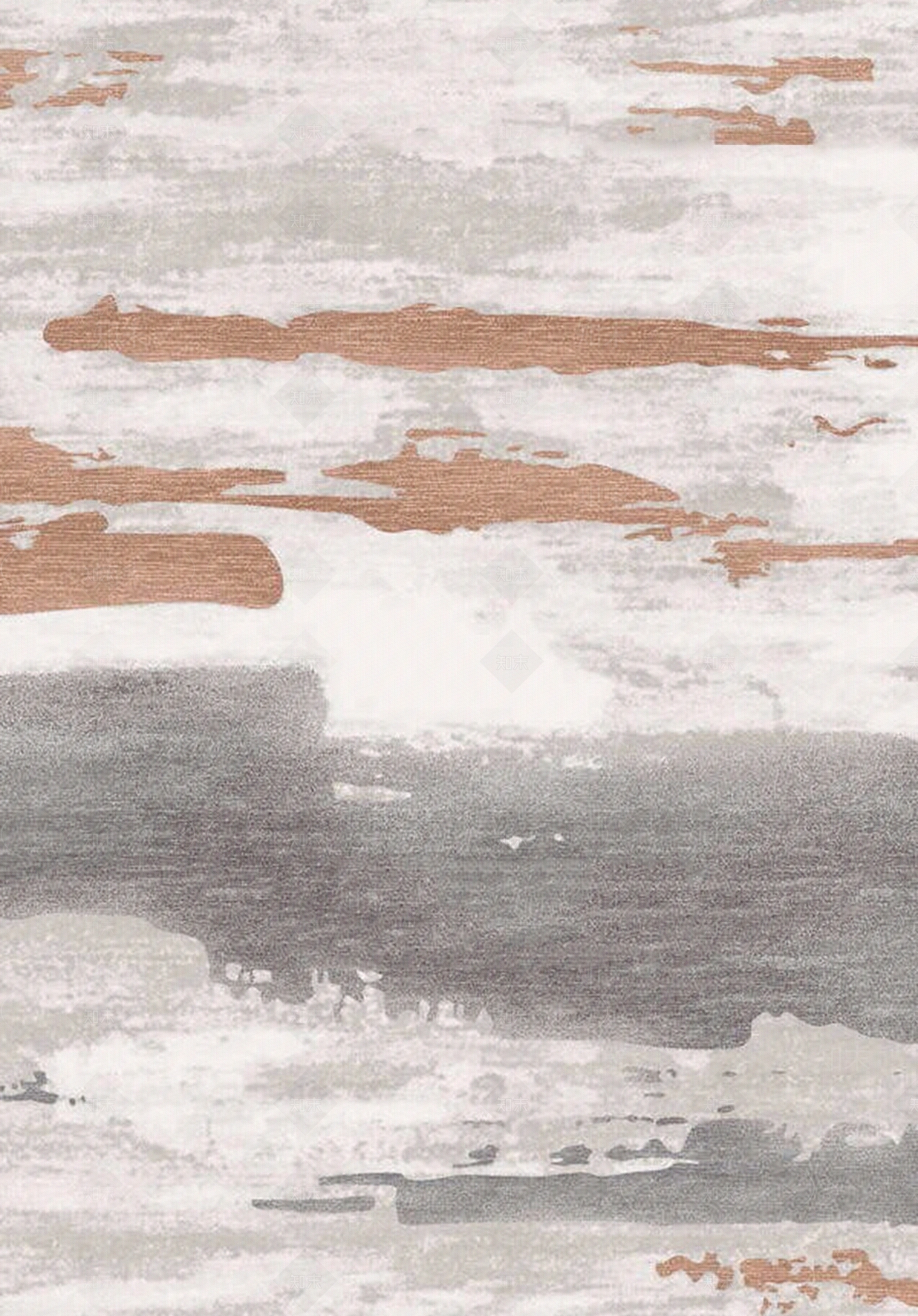 无缝古典中式山水毛绒地毯贴图下载【ID:1159817444】