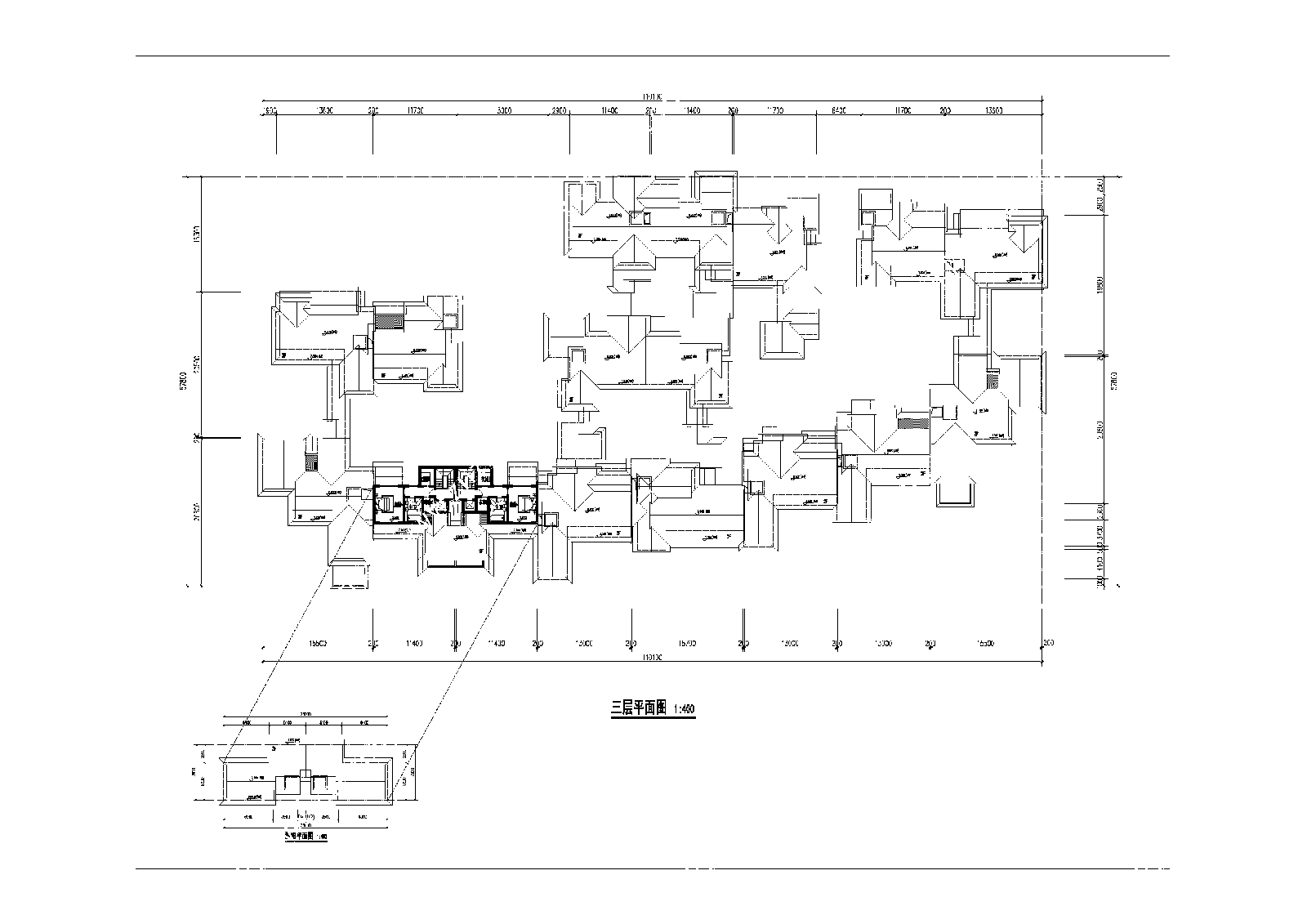 中式合院别墅组团全套图纸施工图下载【ID:1159818545】