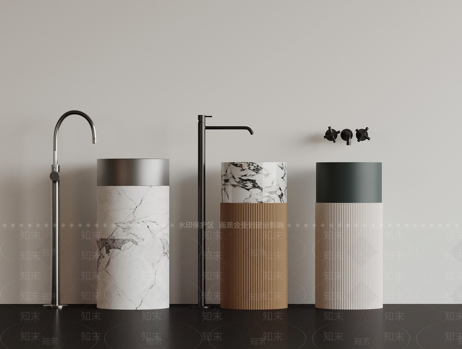 洗手盆3D模型下载【ID:1159819164】