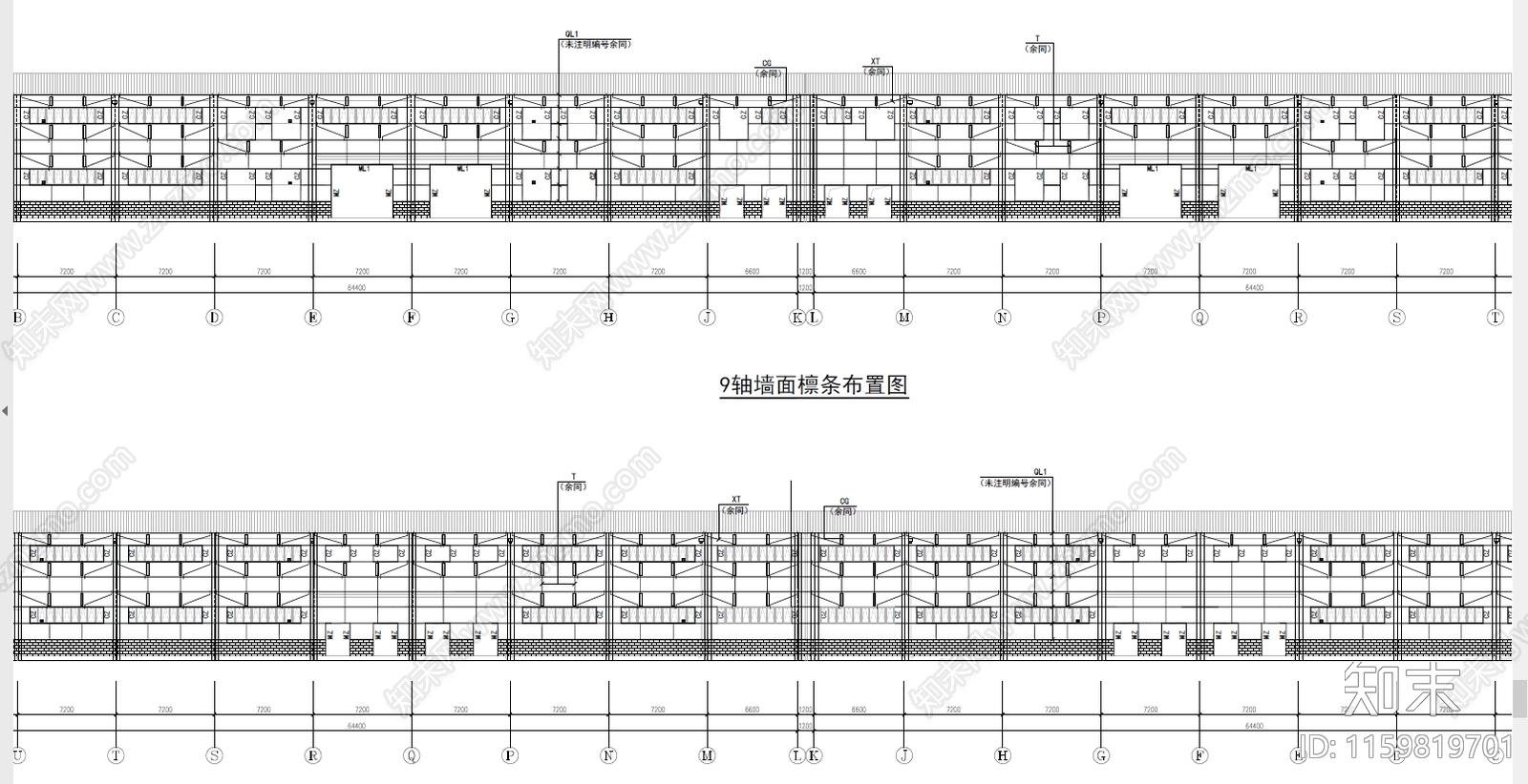 仓库钢结施工图下载【ID:1159819701】