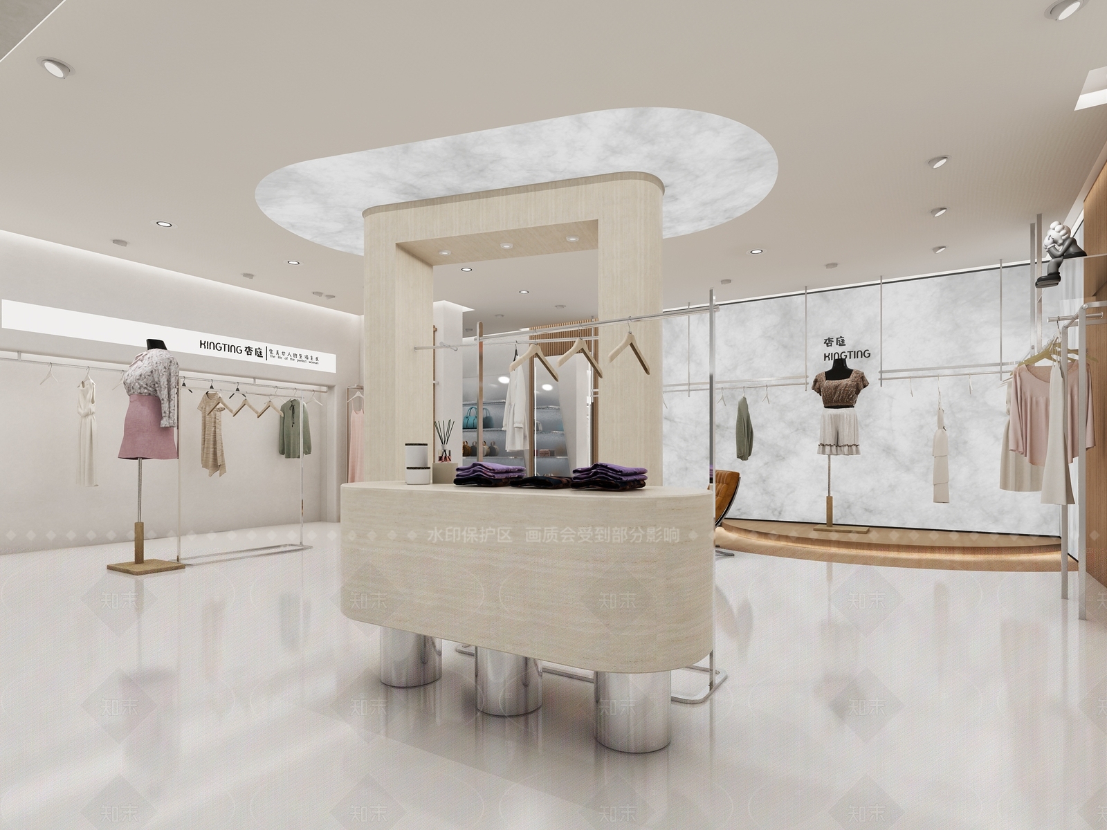 现代女装买手店3D模型下载【ID:1159823406】