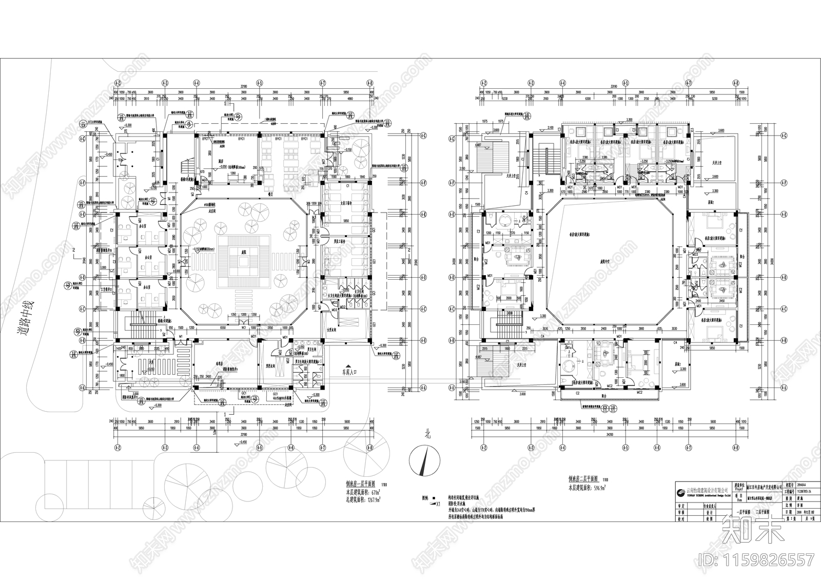 丽江铂尔曼度假酒店建筑图效果图施工图下载【ID:1159826557】