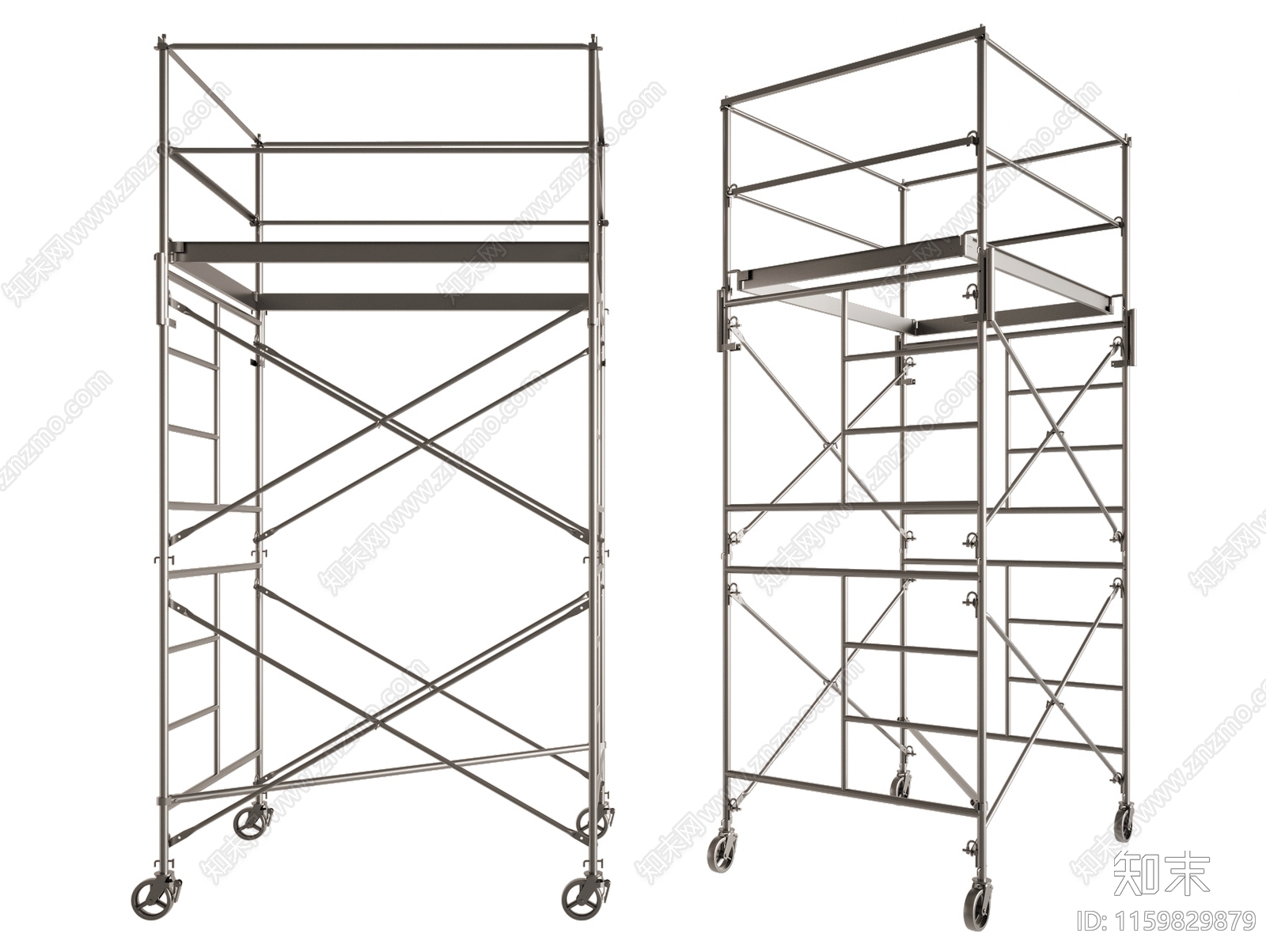 现代脚手架3D模型下载【ID:1159829879】
