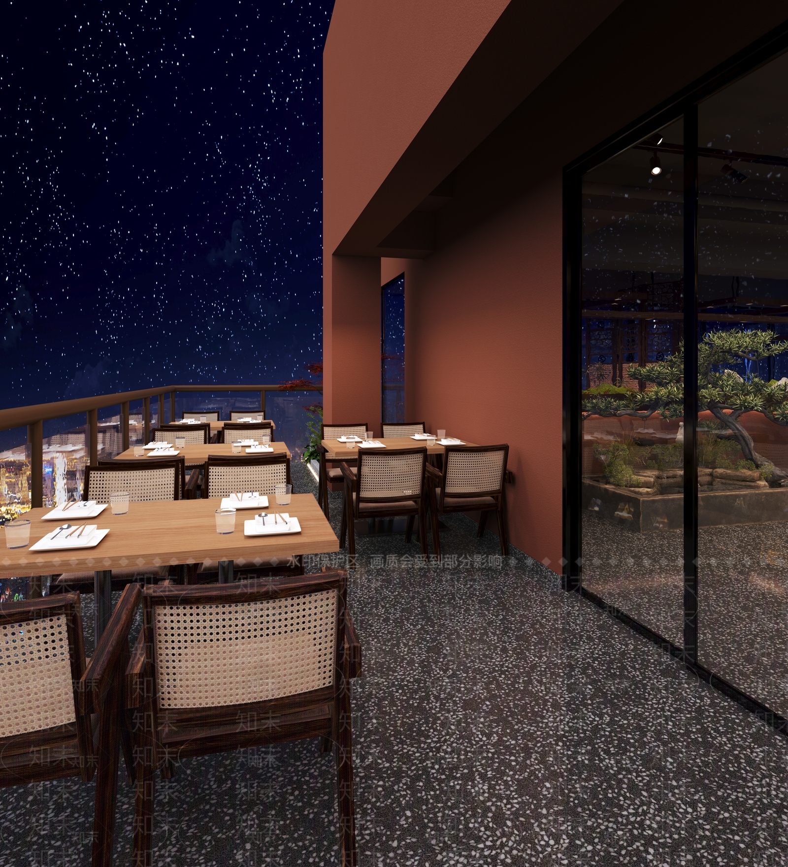 现代烧烤店3D模型下载【ID:1159833639】