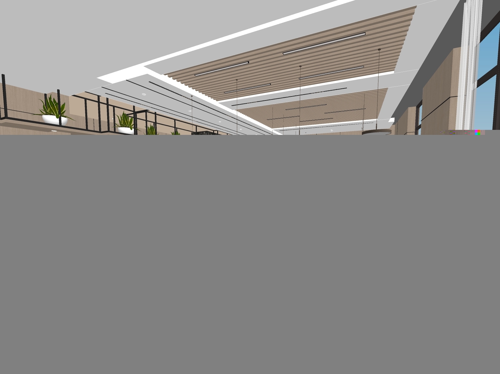 现代西餐厅SU模型下载【ID:1159836733】