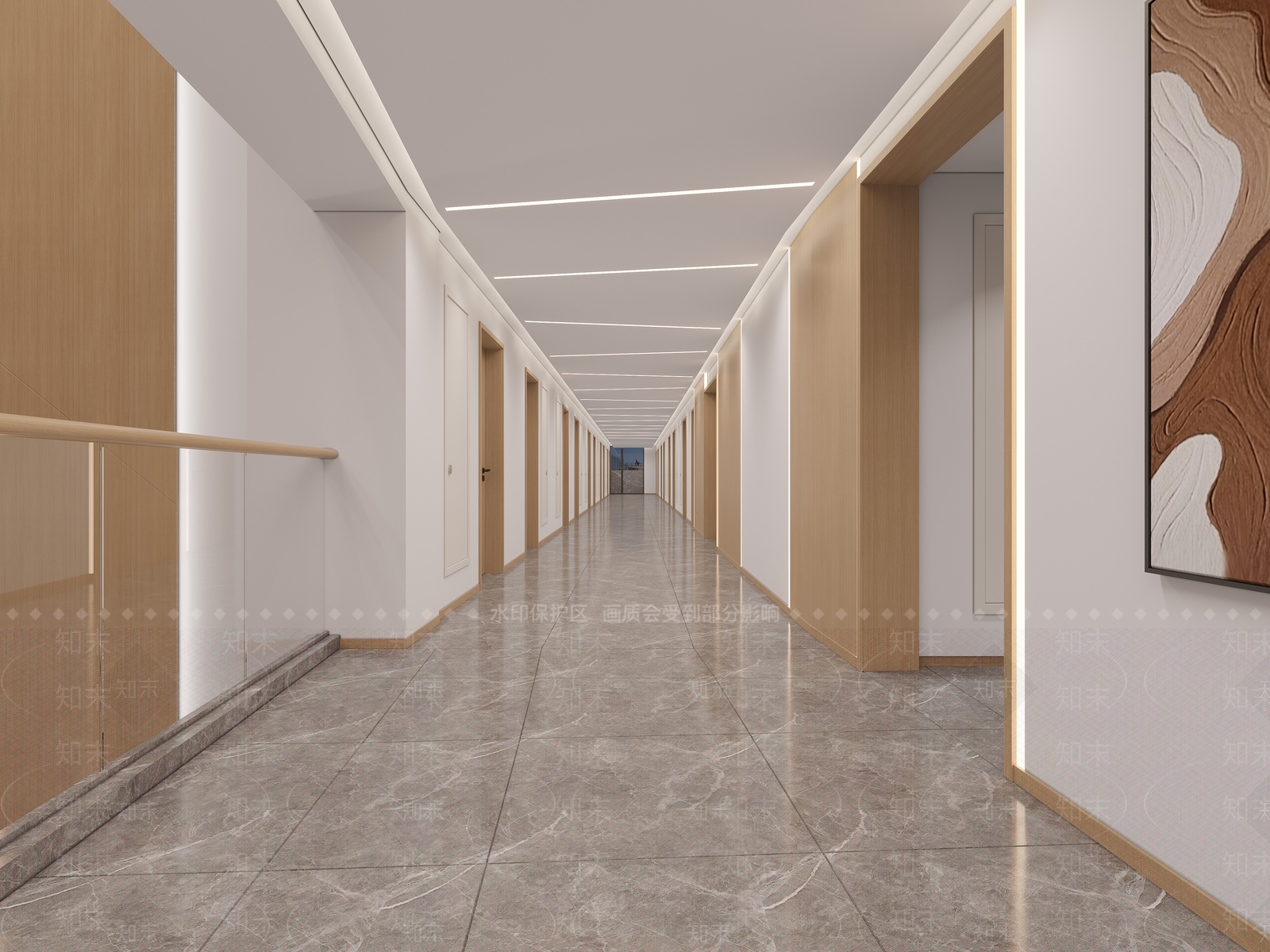 现代电梯厅3D模型下载【ID:1159843274】