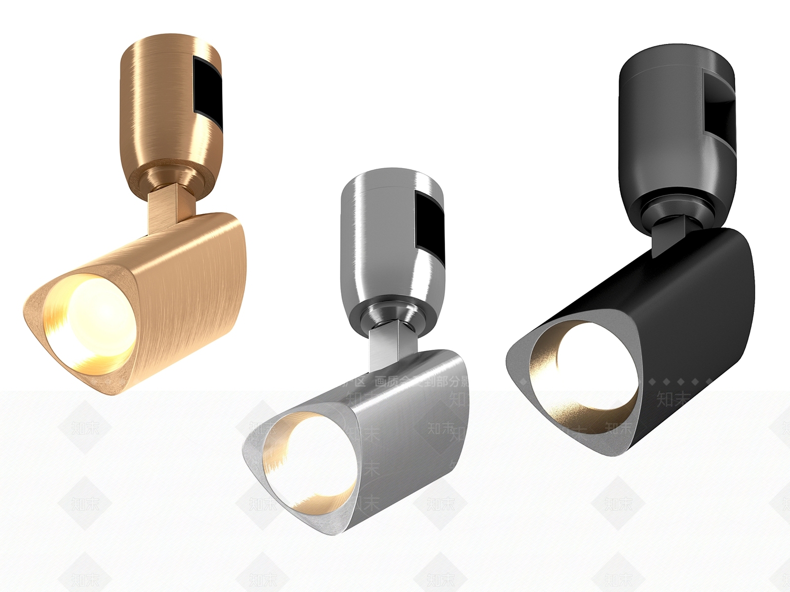 北欧筒灯3D模型下载【ID:1159844050】