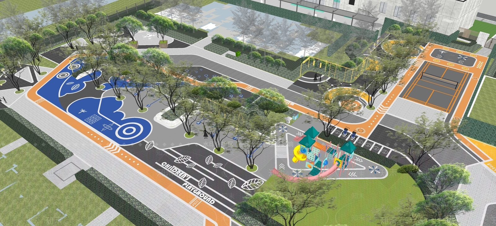 现代儿童区SU模型下载【ID:1159844966】