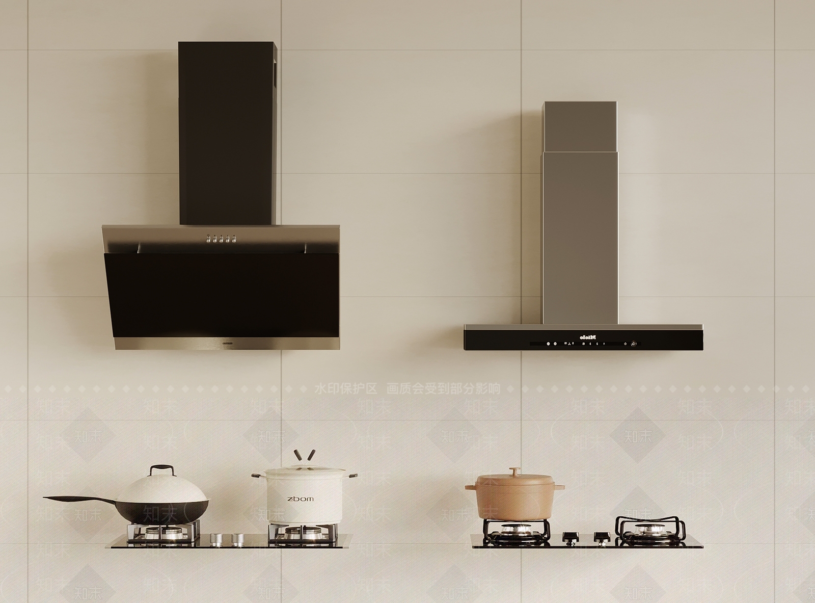 燃气灶3D模型下载【ID:1159850132】