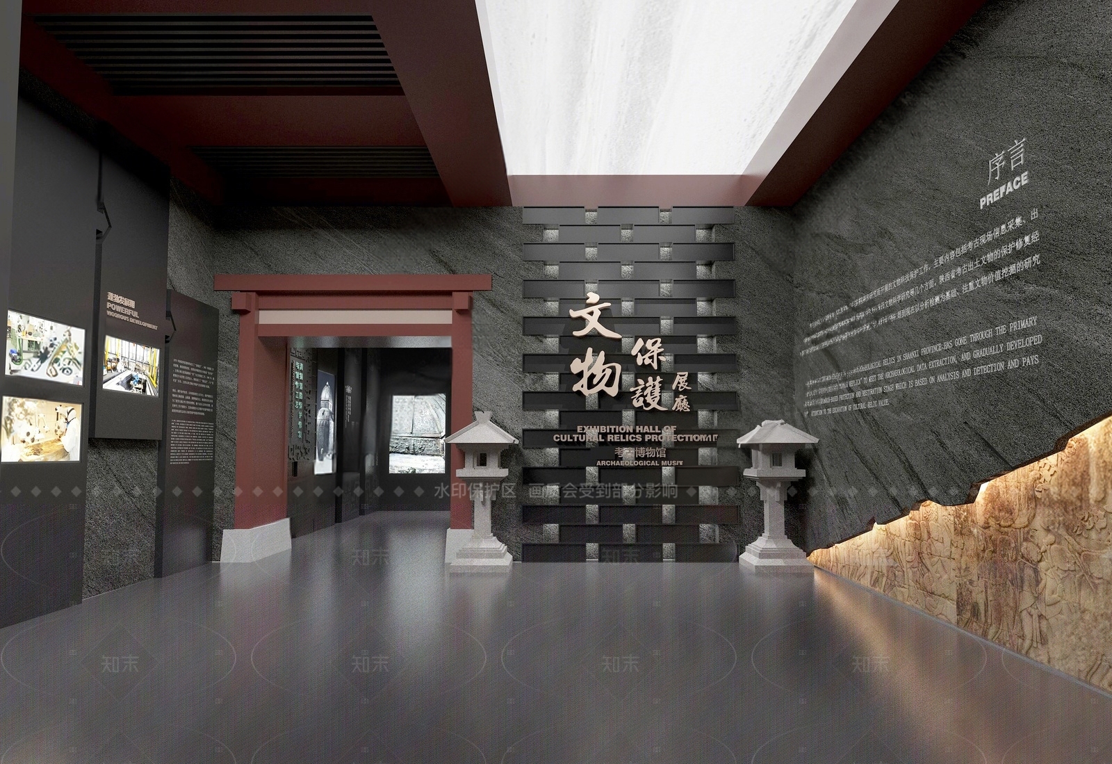 新中式博物馆3D模型下载【ID:1159852224】