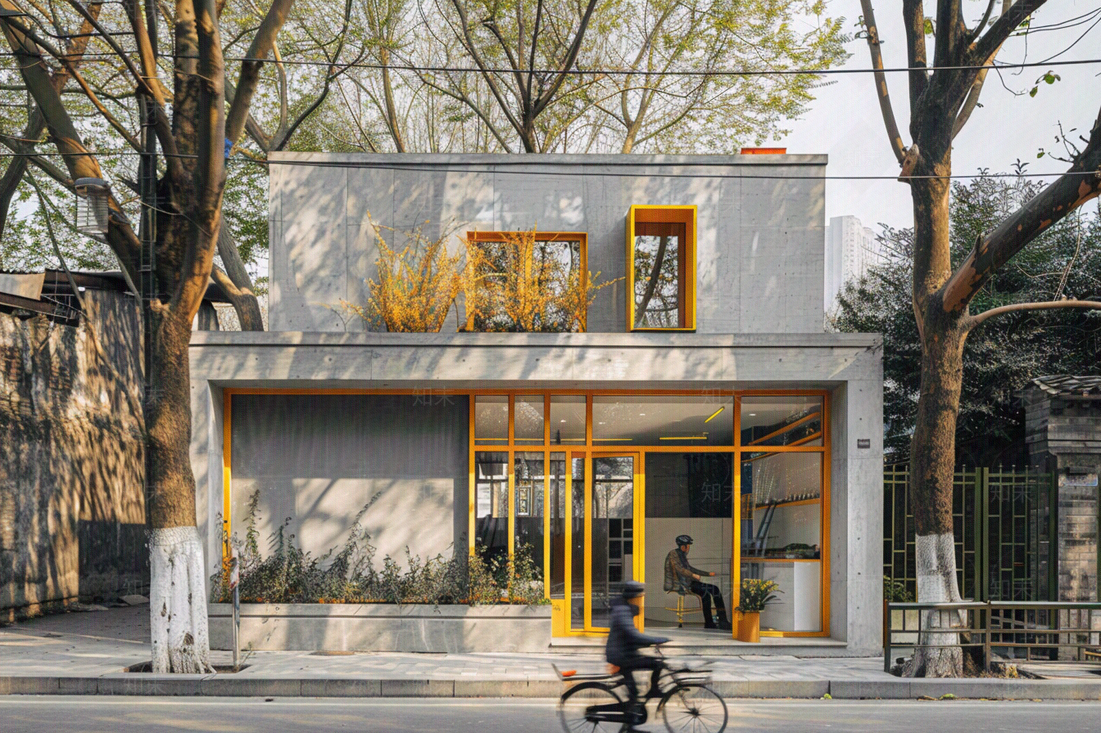 干净氛围商业外景街景贴图下载【ID:1159853466】