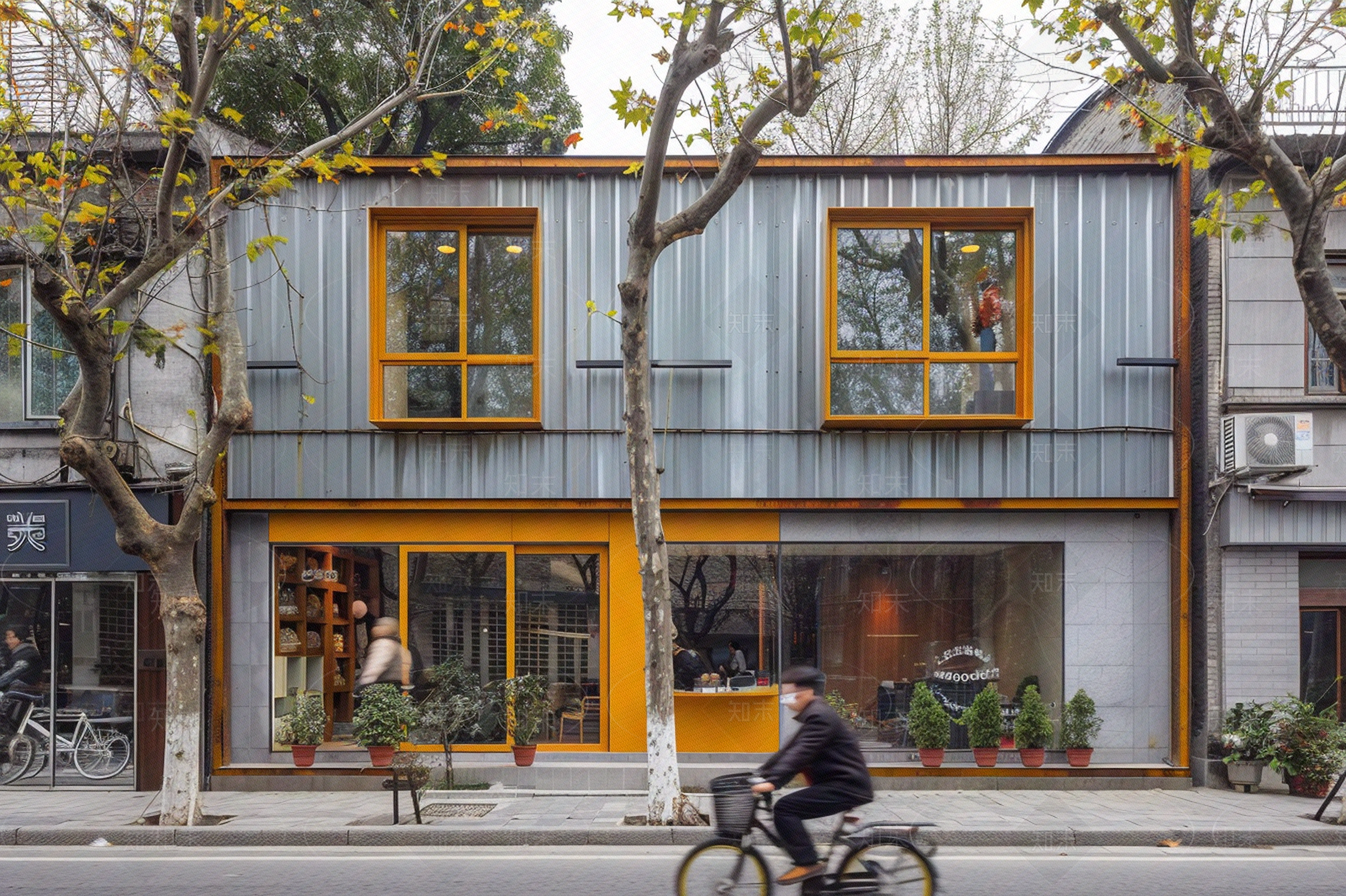 干净氛围商业外景街景贴图下载【ID:1159853521】