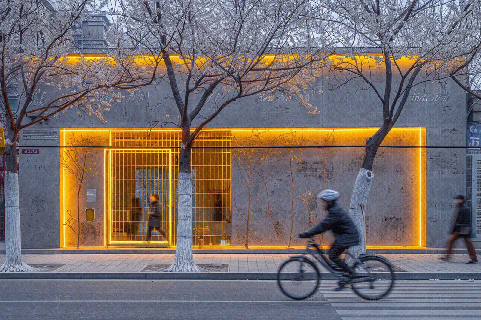 干净氛围商业外景街景贴图下载【ID:1159853610】