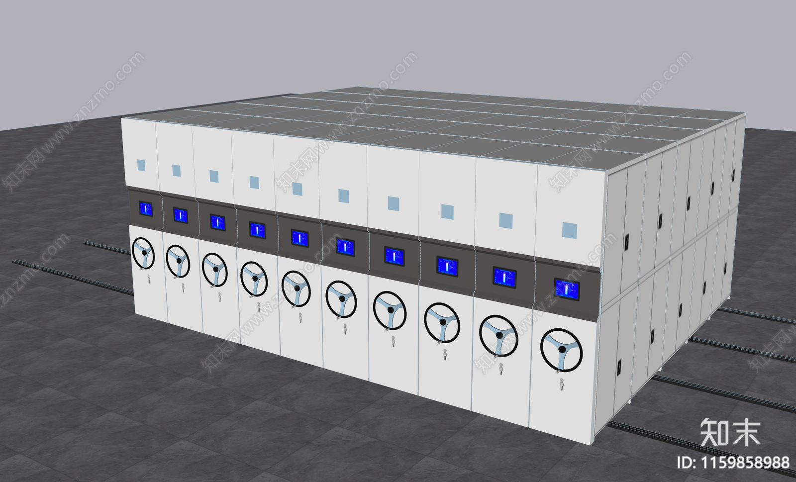 现代文件柜SU模型下载【ID:1159858988】