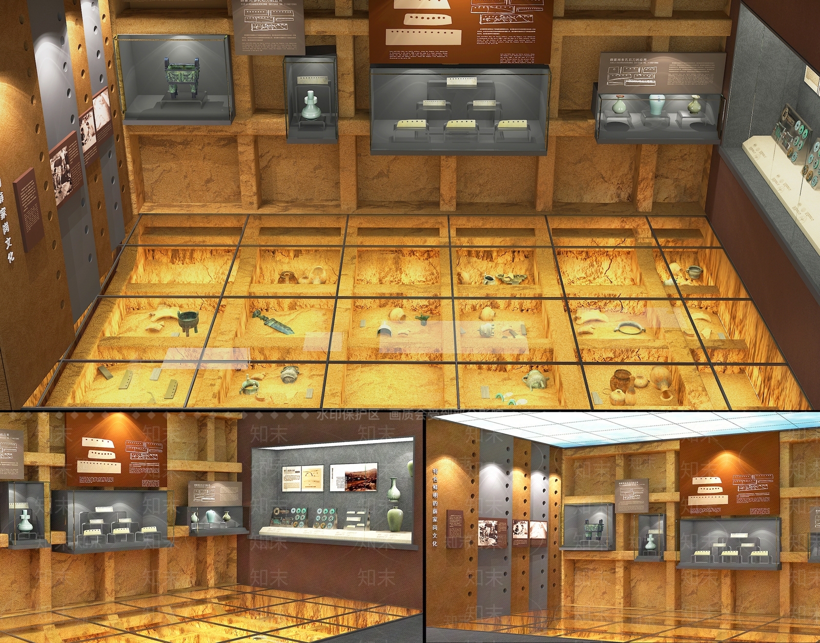 中式博物馆3D模型下载【ID:1159860468】