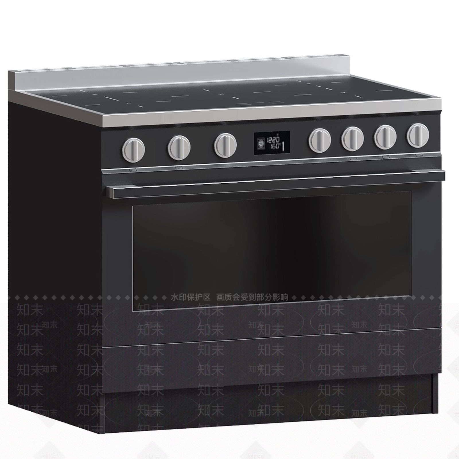 cpf9ipan现代厨房设备多功能烤箱3D模型下载【ID:1159859551】