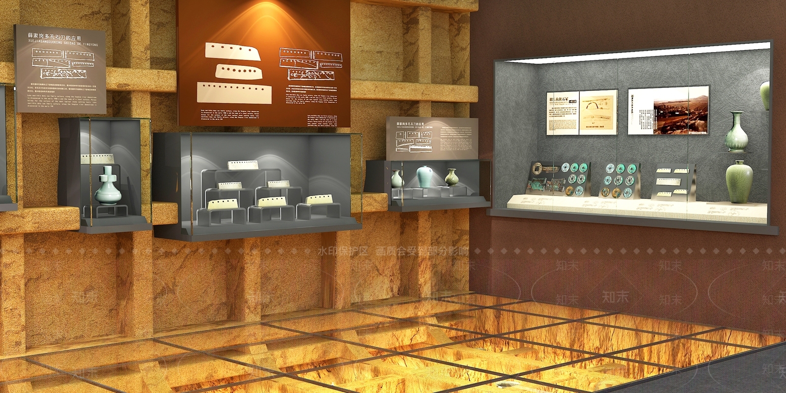 中式博物馆3D模型下载【ID:1159860468】