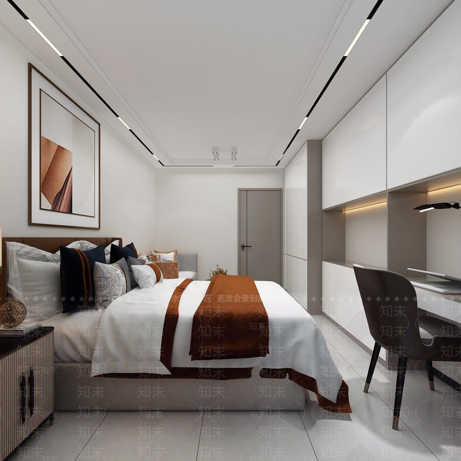 现代客厅餐厅3D模型下载【ID:1159864982】