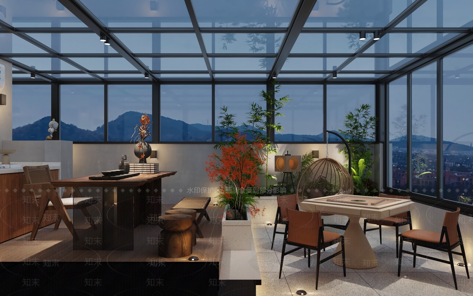 现代空中花园3D模型下载【ID:1159865730】