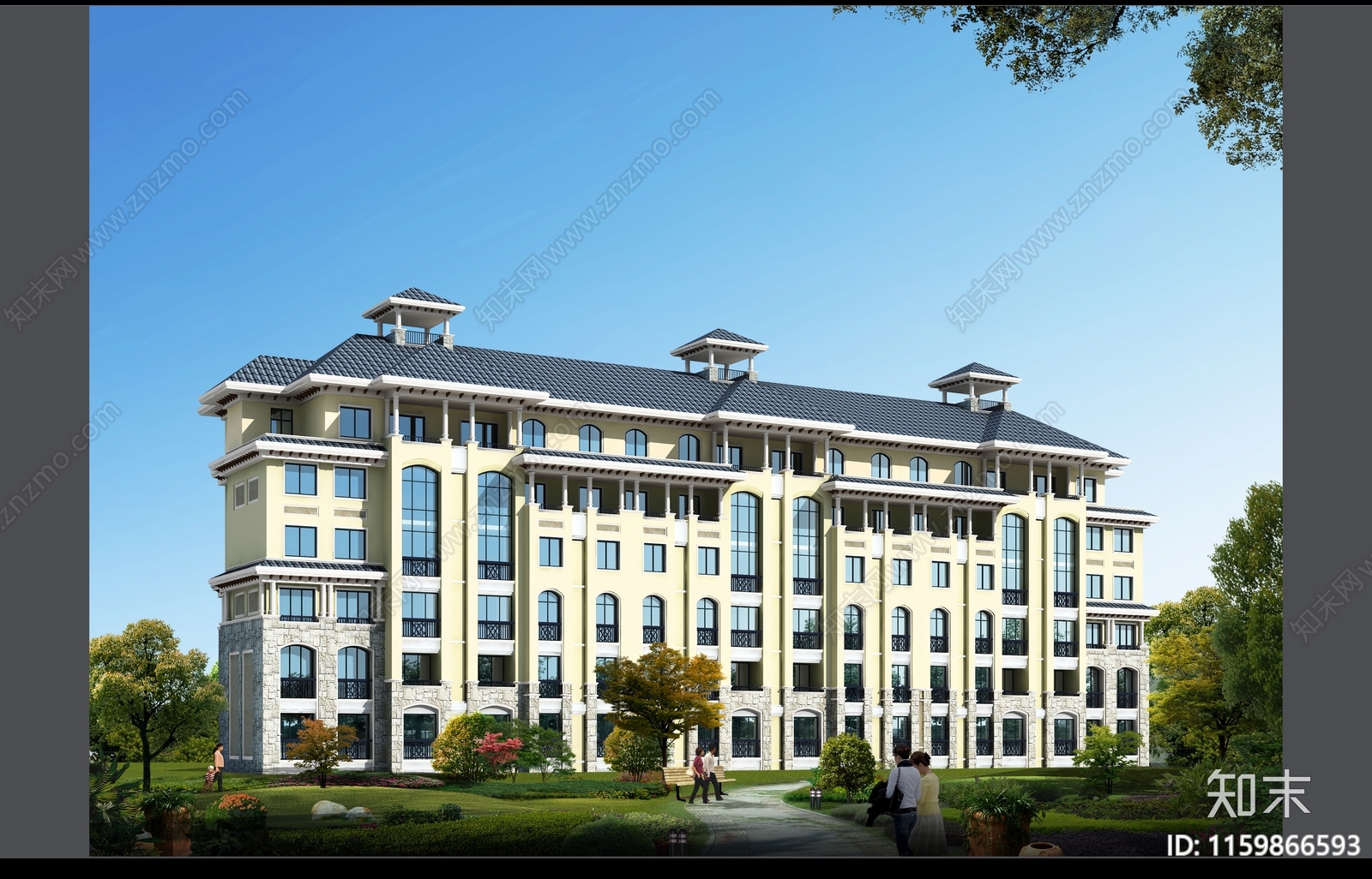 11层新中式风格剪力墙结构住宅小区建施工图下载【ID:1159866593】