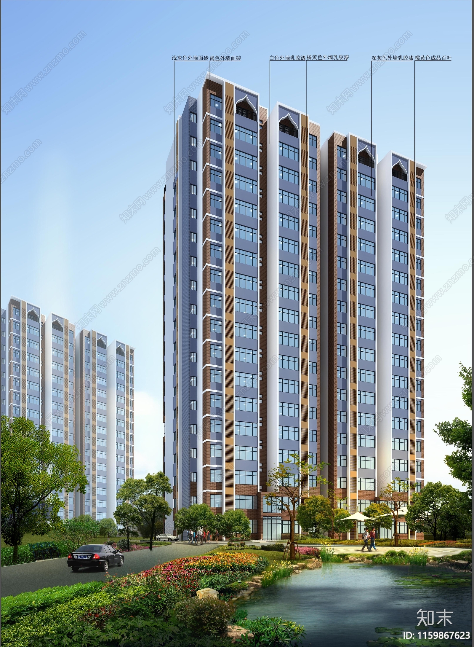 18层框架剪力墙结构住宅建筑设cad施工图下载【ID:1159867623】