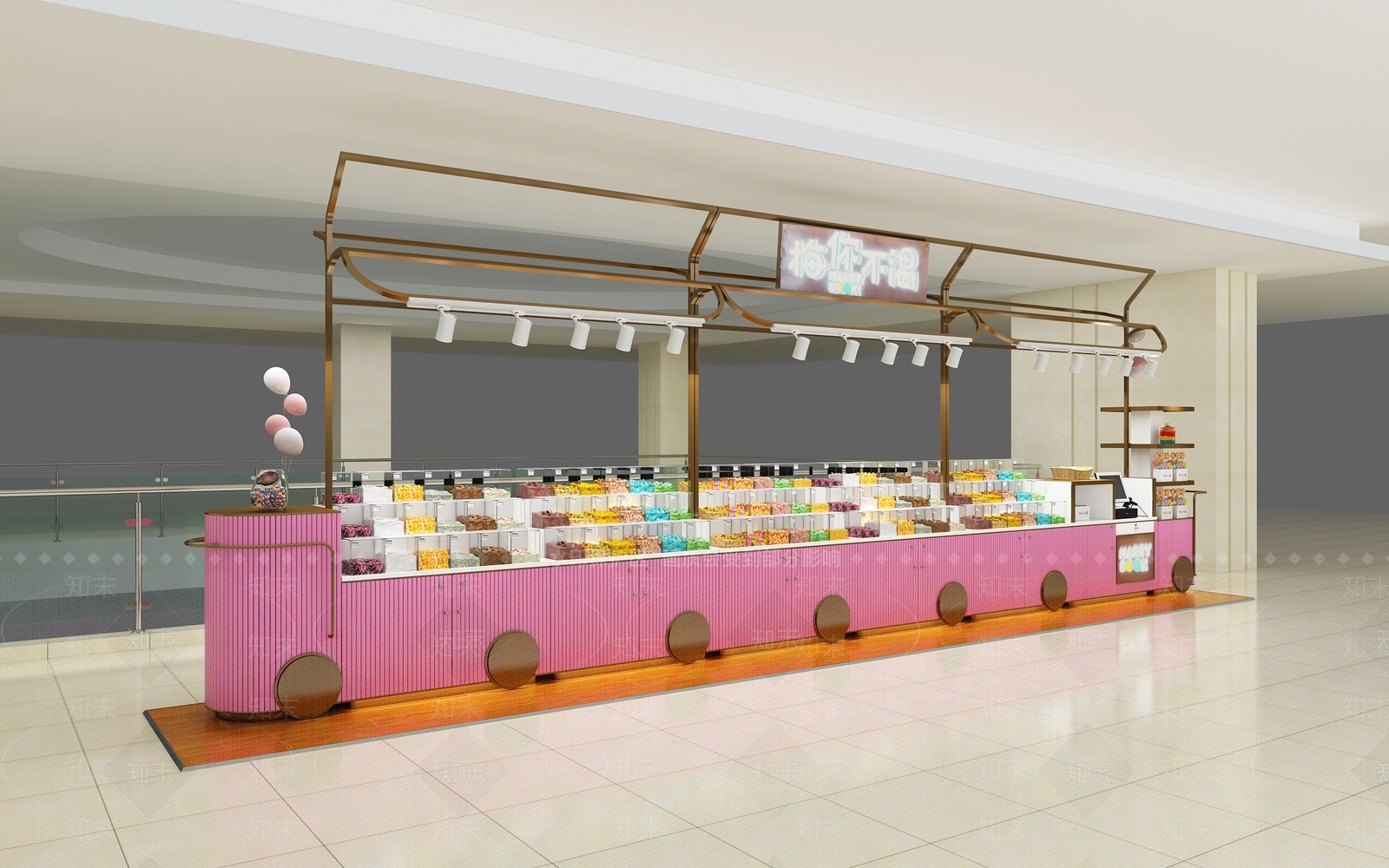 现代零食推车3D模型下载【ID:1159868403】
