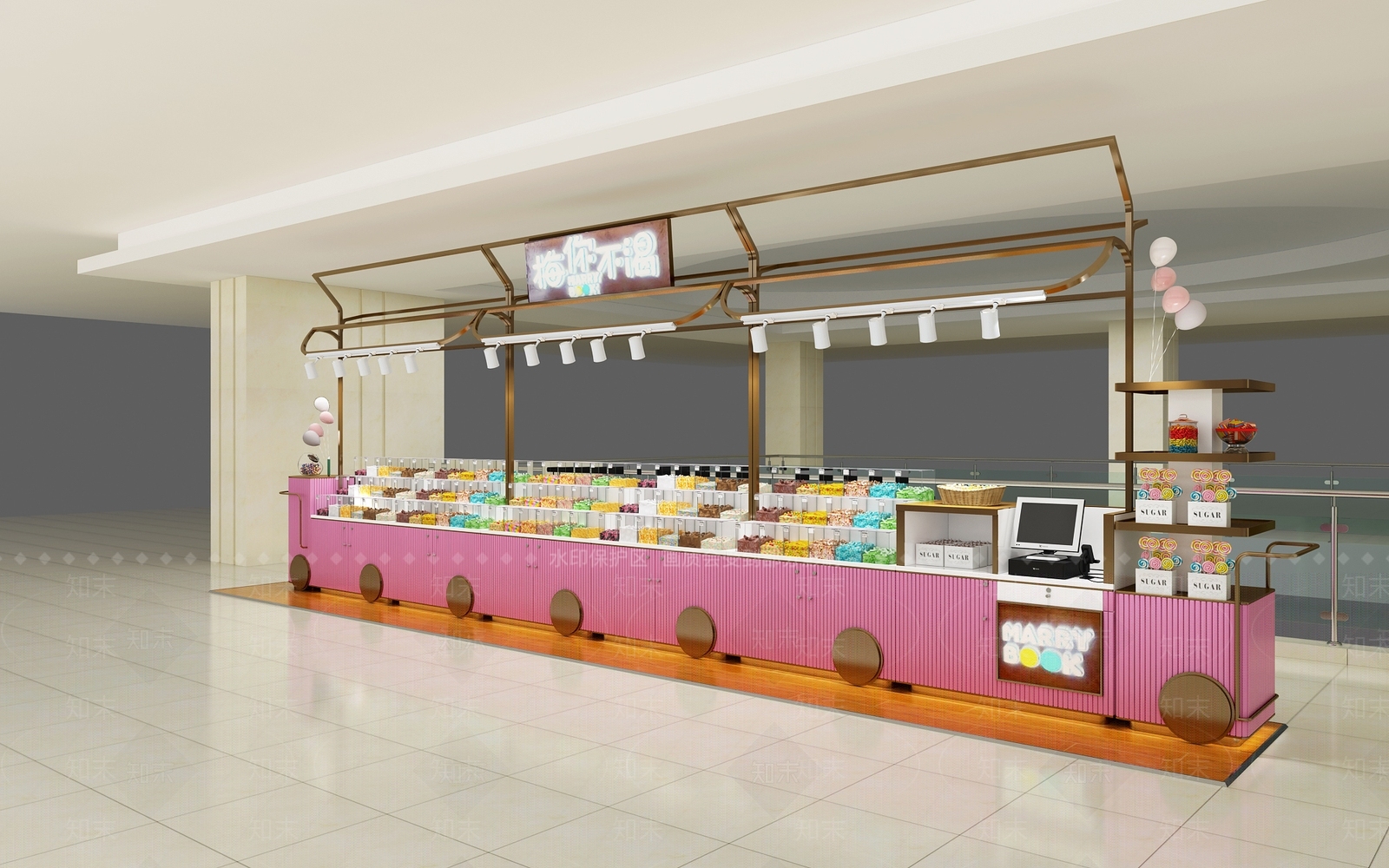 现代零食推车3D模型下载【ID:1159868403】