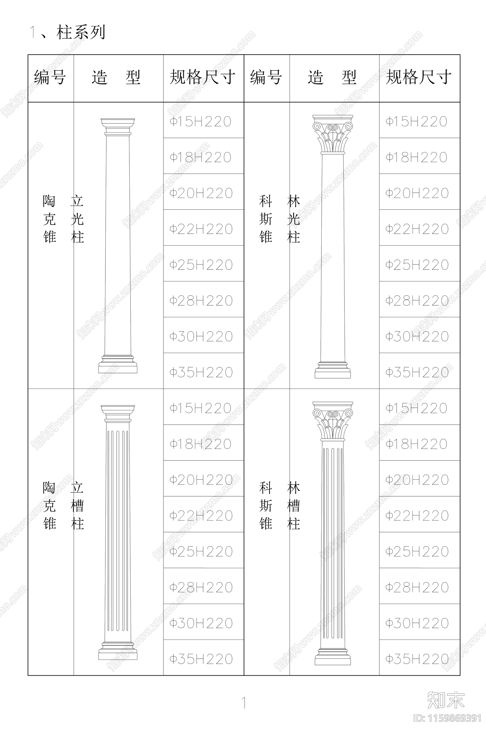 欧式室内产品图施工图下载【ID:1159869391】