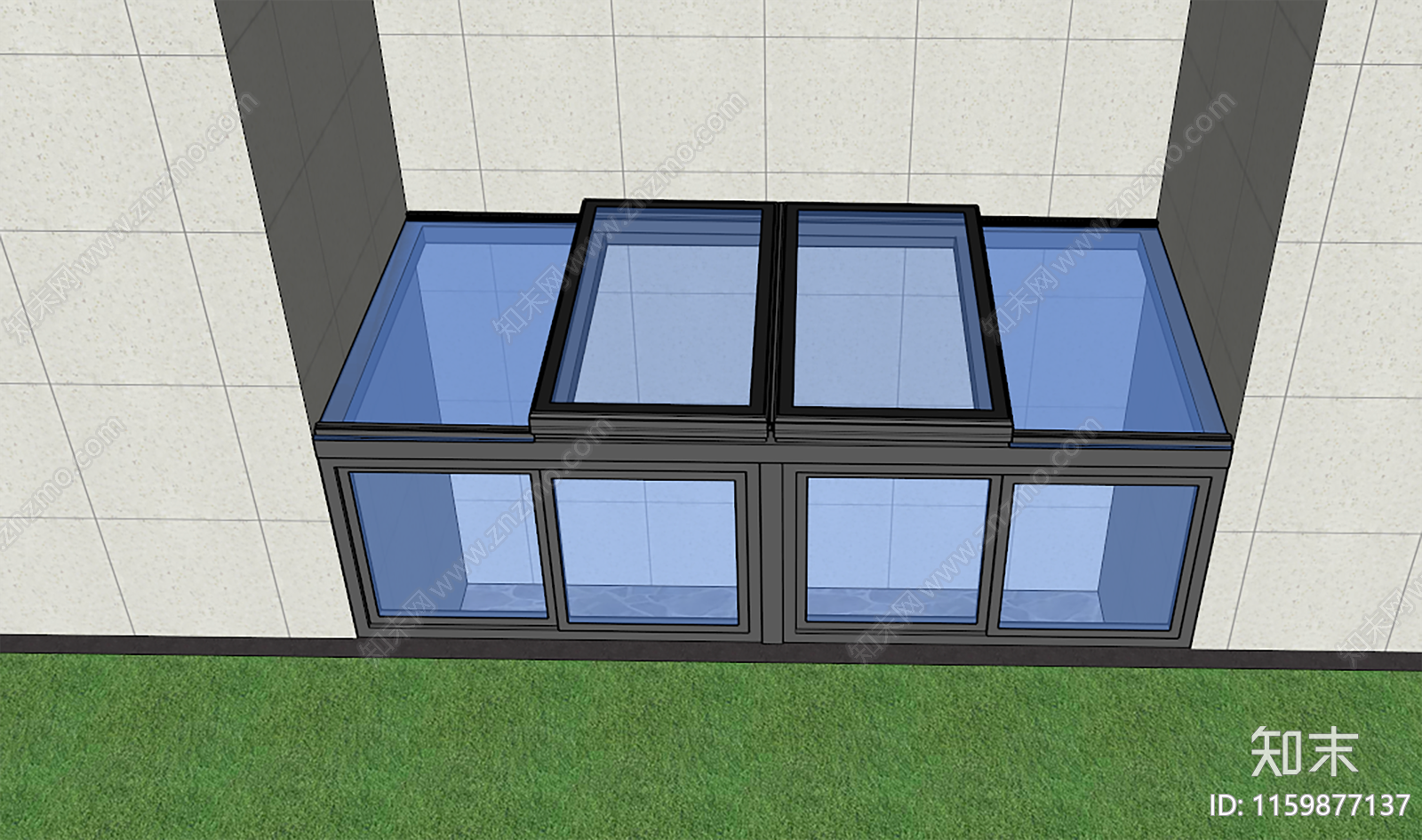 现代对开平移天窗SU模型下载【ID:1159877137】