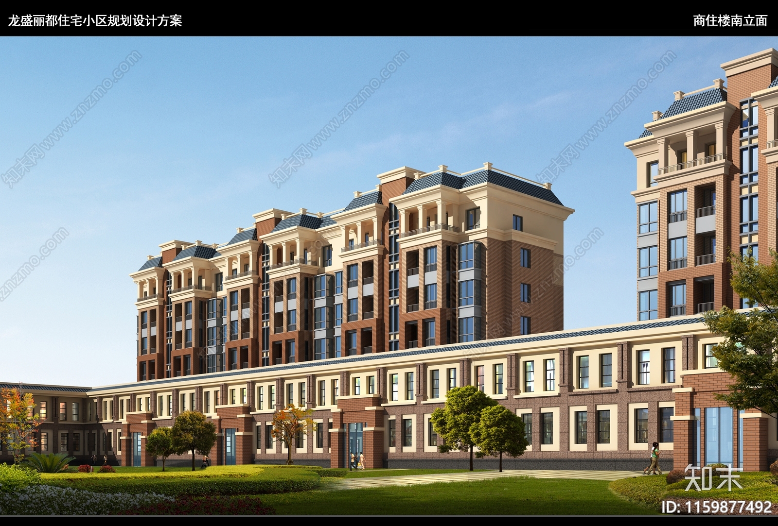 六层框架结构塔式住宅楼建cad施工图下载【ID:1159877492】