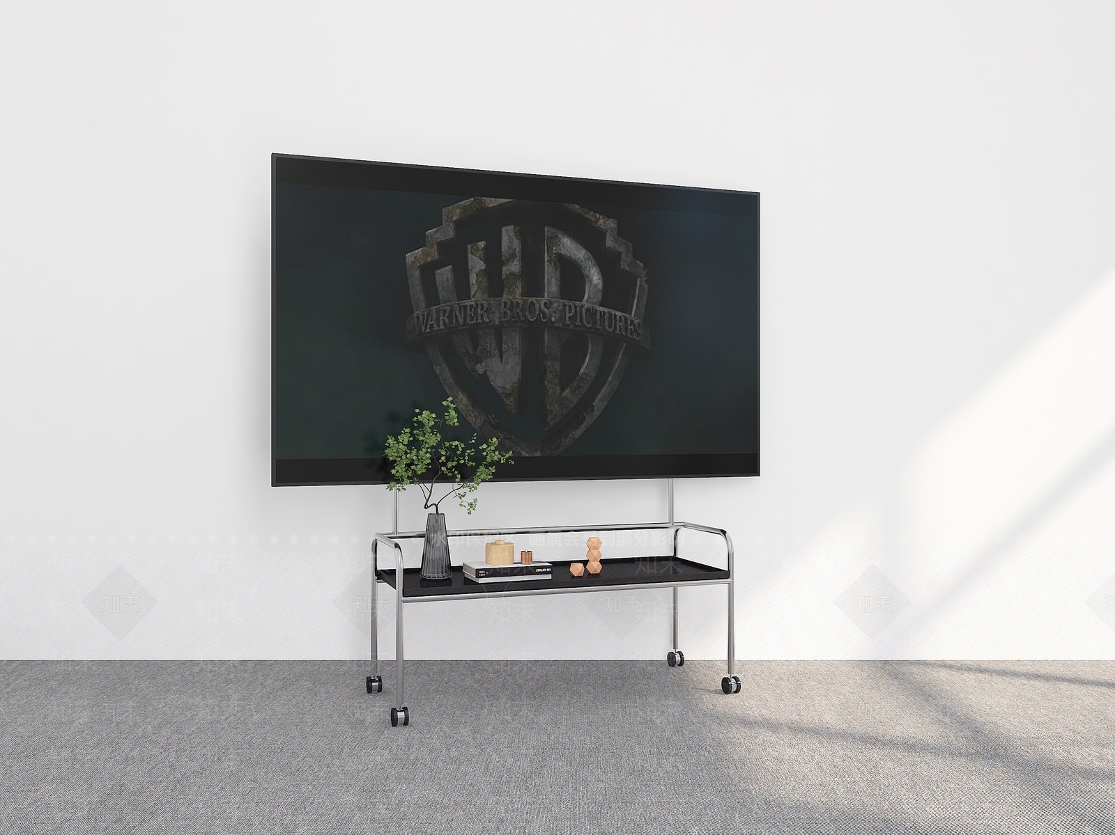 现代电视支架3D模型下载【ID:1159877552】