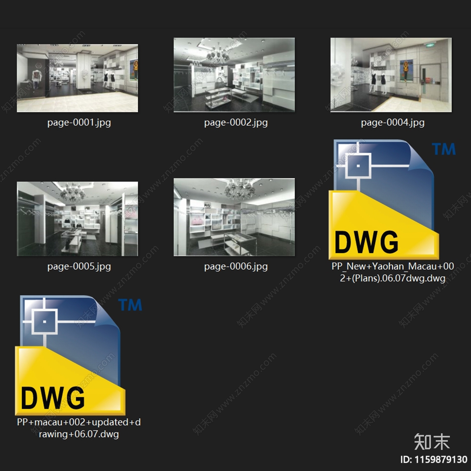 现代澳门新八佰伴百货PHILIPPcad施工图下载【ID:1159879130】