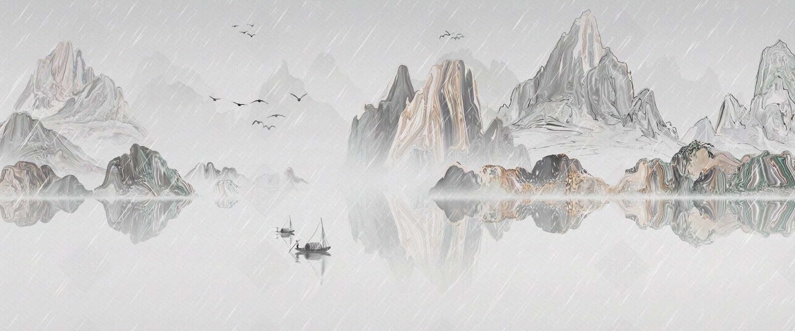 水墨画贴图下载【ID:1159879174】