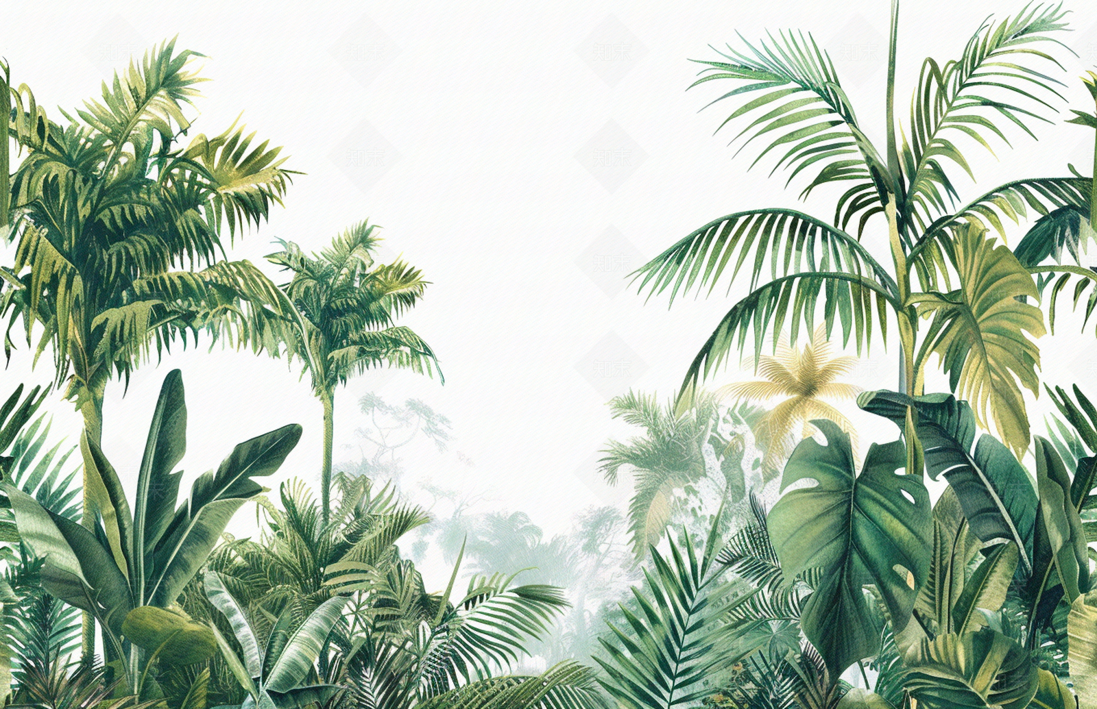 植物装饰背景壁纸壁布贴图下载【ID:1159880867】