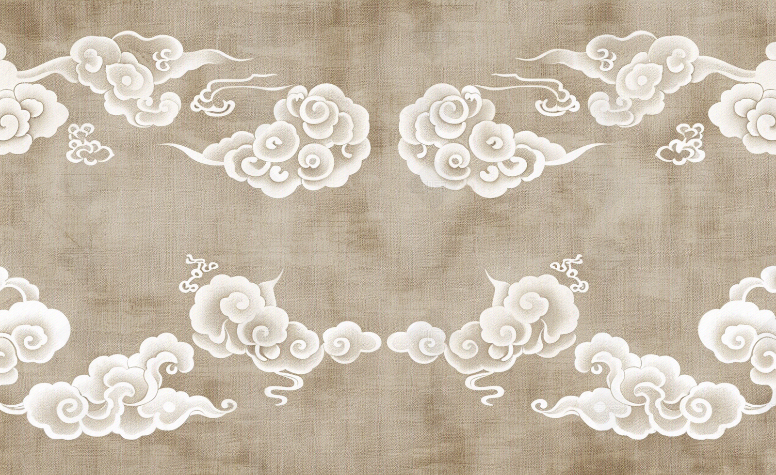 新中式复古祥云壁纸贴图下载【ID:1159881550】