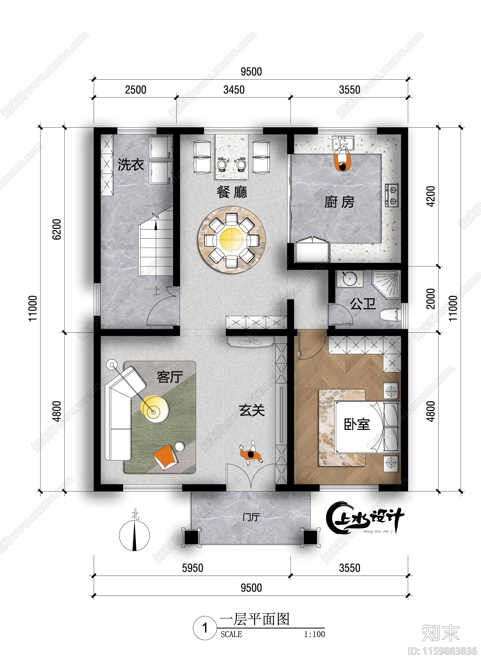 面宽9cad施工图下载【ID:1159883836】