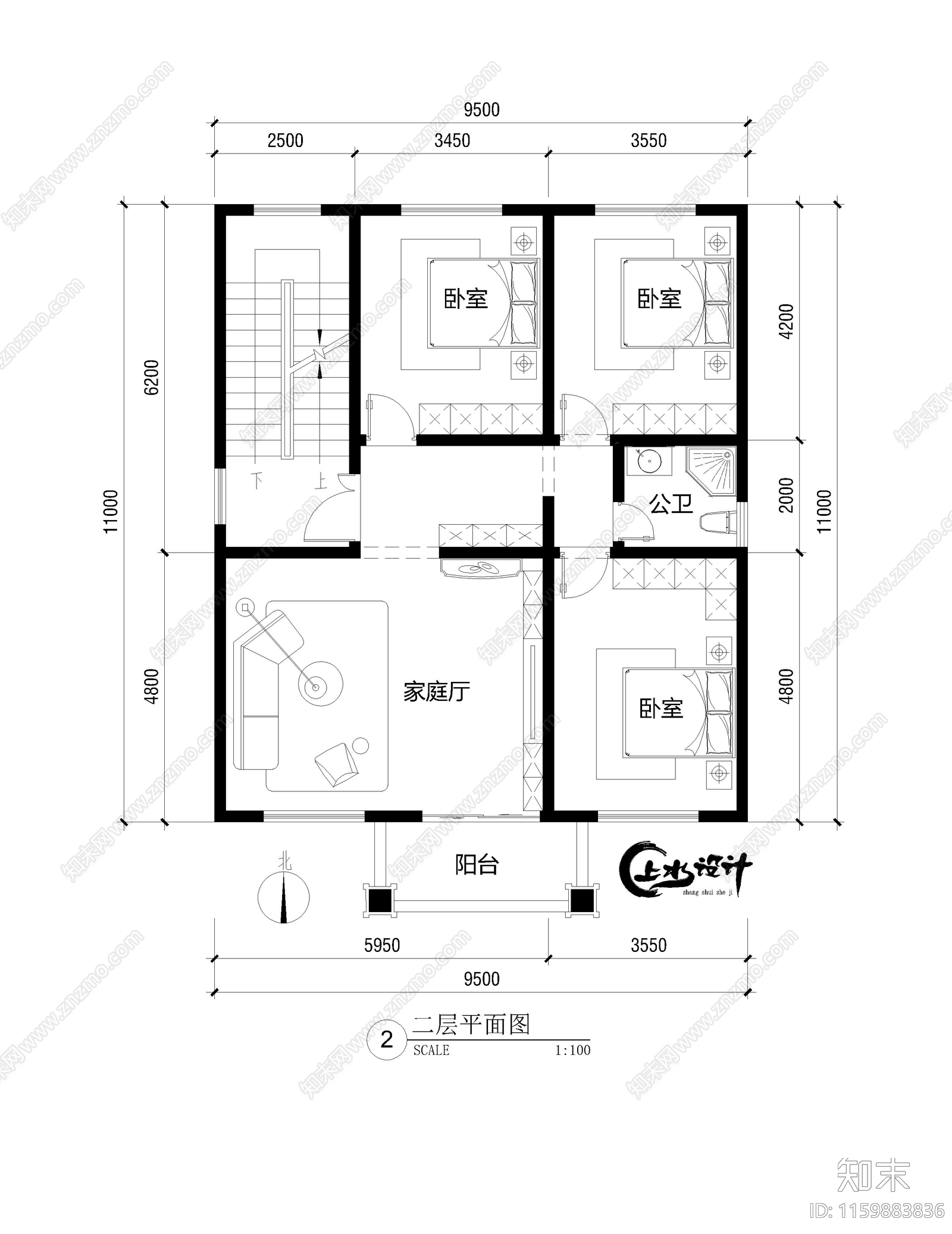 面宽9cad施工图下载【ID:1159883836】